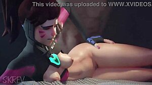 Overwatch hentai kompilace s horkými retro vibracemi! 🔥