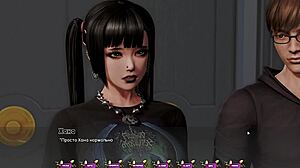 Pale Carnations gameplay with stunning Asian in public nudity