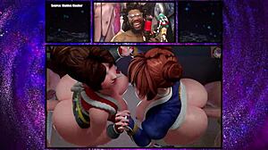 mai and kasumi, take it from behind with hot ass creampies!