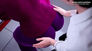 Stuck step mom gets used by step son in Apocalust taboo hentai game part 4