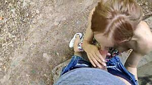 Public Blowjob From A Beauty In A Dress Showed Itself