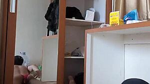 I love playing anal in red mask