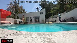 Stepsis caught with toy gags on stepbro’s cock to stay quiet