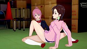 Momo and Aira's Wild Sexual Encounter in Dandadan