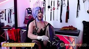 Fetishhivelive - madisson ferrel - curvy inked diva gets familiar with bdsm toys while alone