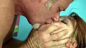 Sarah Stomem experiences her first time with a redhead brunette milf featuring big tits and bbw action in high definition