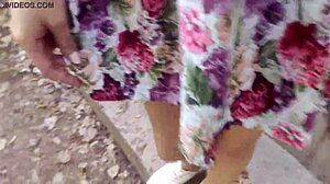 Public Blowjob From A Beauty In A Dress Showed Itself