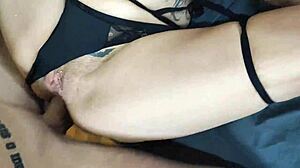 My wife's gay friend studied with her, I fucked both asses