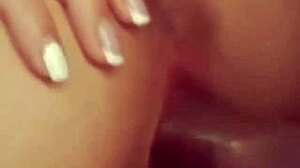 Close-up of my girlfriend banging after a heated argument