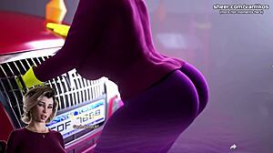 Stuck step mom gets used by step son in Apocalust taboo hentai game part 4