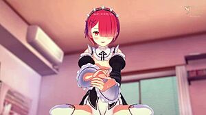 Loving Ram Rides You Hard in Romantic Anime Hentai Scene!