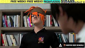 hentai milf principal drilled doggystyle before the class