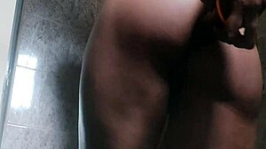 Katy Katie's sexy body under hot shower