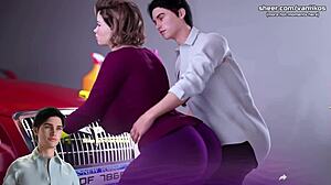 Stuck step mom gets used by step son in Apocalust taboo hentai game part 4