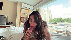 Stepmom stays in hotel for a relaxing getaway