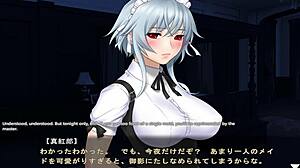 i play maid-san to boin game noel scene 4 english with cosplay and costumes