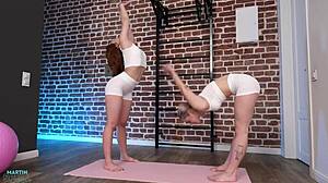 Fitness babes transform into anal toy machines in orgies