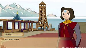 Four Element Trainer Book 5: Korra Oppai Slave Action