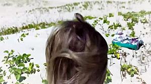 Teasing A Stranger She Didnt Expect Anal Creampie