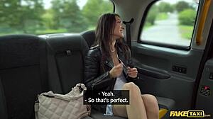 Tight pussy russian divorcee kristina grace bent over in fake taxi