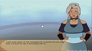 Look at Korra's tits in this wild anime game!