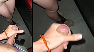 Beautiful anime-inspired sex in a risky cinema setting