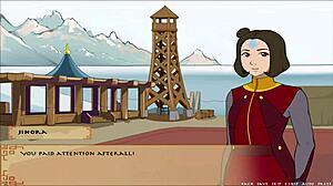 Four Element Trainer Book 5: Korra Oppai Slave Action