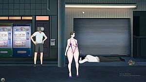 shameless milf showing off big tits and ass, wanna see more?