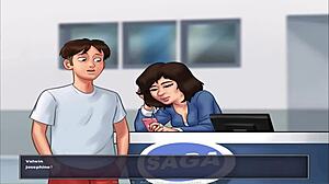 In summer time saga uncensored part 29, dating adventures unfold with anime characters