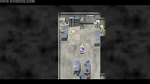 karryn’s prison hentai ep 12 rough threesome with slime and thug