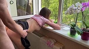 Rough Fuck: Intense Doggystyle and Riding Until Creampie Hits!