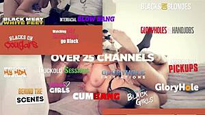 Lesbians Tommy King and Chanell Heart in hot action