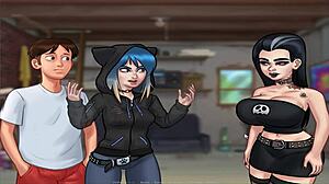 In summer time saga uncensored part 29, dating adventures unfold with anime characters