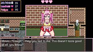 Noelle Rides Hard in Pixel Art Game