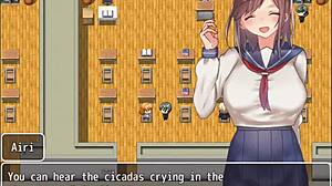 Massaging my friend’s big tits at school pool! So hot! 🔥💦