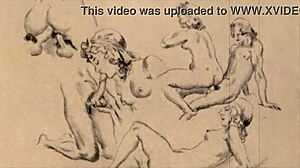 Retro Erotic Drawings Come Alive!