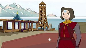 Four Element Trainer Book 5: Korra Oppai Slave Action