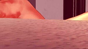 lita chevy takes massive cumshot after deep-throat in hentai scene