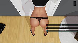 Beautiful Asian babe gets her ass fucked hard in this anime game