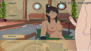 Four Element Trainer Book 5: Korra Oppai Slave Action