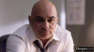 Deeper Bad Girl Anna Claire Gets Her Mouth & Pussy Fucked Hard