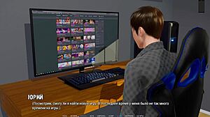 Beautiful Asian babe gets her ass fucked hard in this anime game