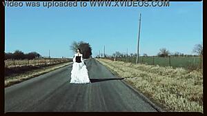 Watch the bride get fucked on the ranch.