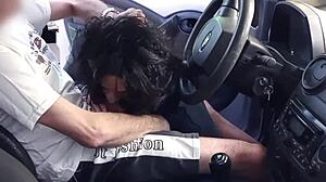 I masturbate a stranger in his car while my husband films everything