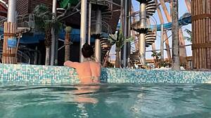 Quick Locker Room Bang After Aquapark Pickup