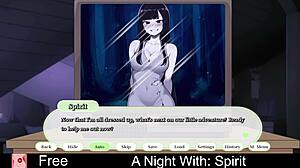 Incredible! A Night with Spirit in Erotic Anime Roleplay Dating Game
