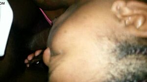 BBW Slaps Tongue During Intense Blowjob Session.