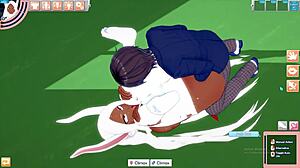 Can This Big-Ass Bunny Handle Intense Fucking to Orgasm in Hentai Game?