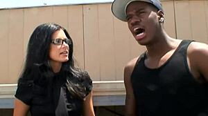 a stranger fucks a masturbating bitch in the mouth and pussy close-up c2