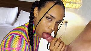 Petite latina intensely sucks and fucks in ahegao cosplay